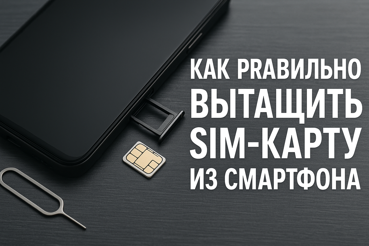 Как правильно вытащить сим карту из смартфона
