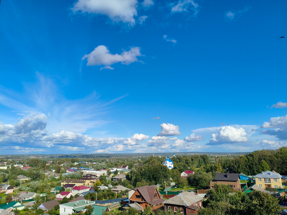 Вид на город