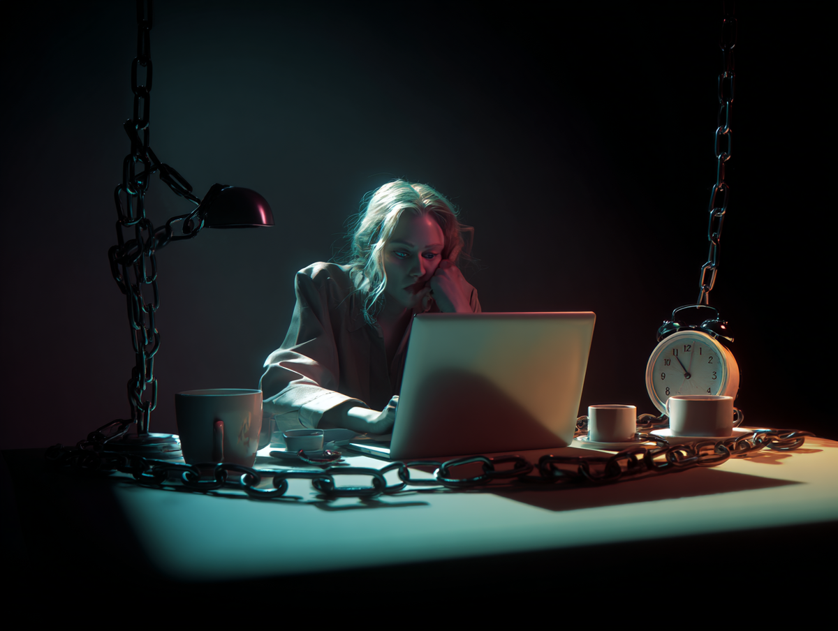 Токсичная продуктивность. Изображение скачано с img4business