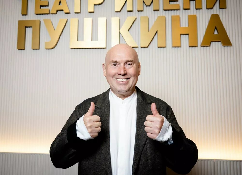    Виктор Сухоруков, Юрий Чурсин, Владимир Вдовиченков и Елена Лядова на премьере шекспировской "Бури"