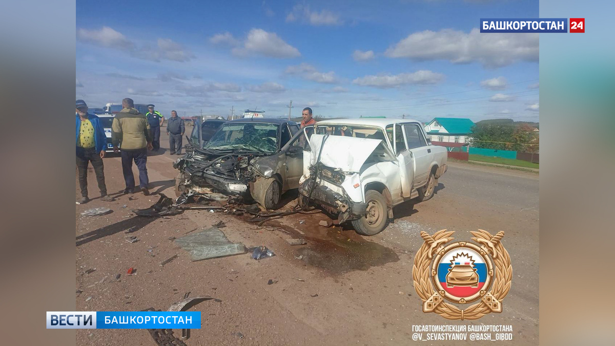    Два человека погибли в жуткой аварии в Татышлинском районе Башкортостана