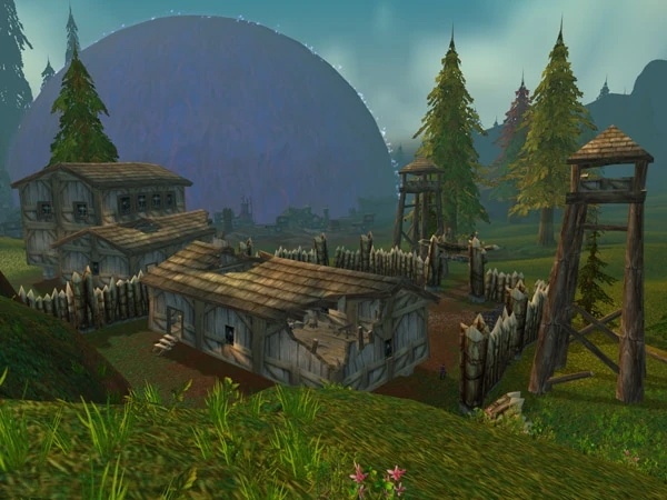 Остатки лагеря для интернеров в Лордамере.