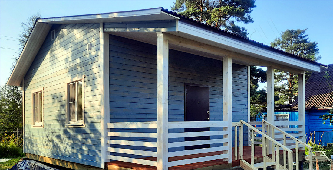 Каркасный дом в СНТ Луч