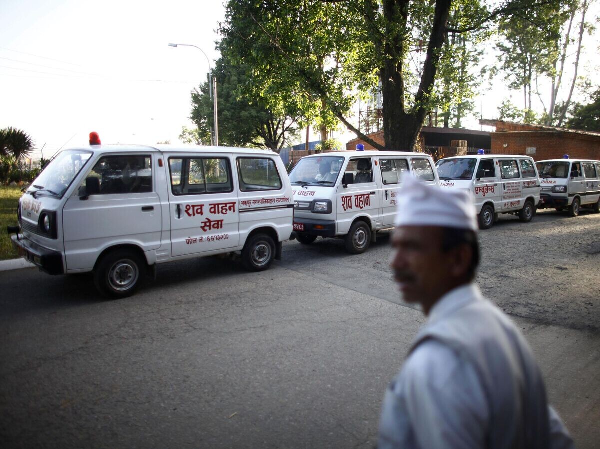    Машины скорой помощи в Непале© AP Photo / Niranjan Shrestha