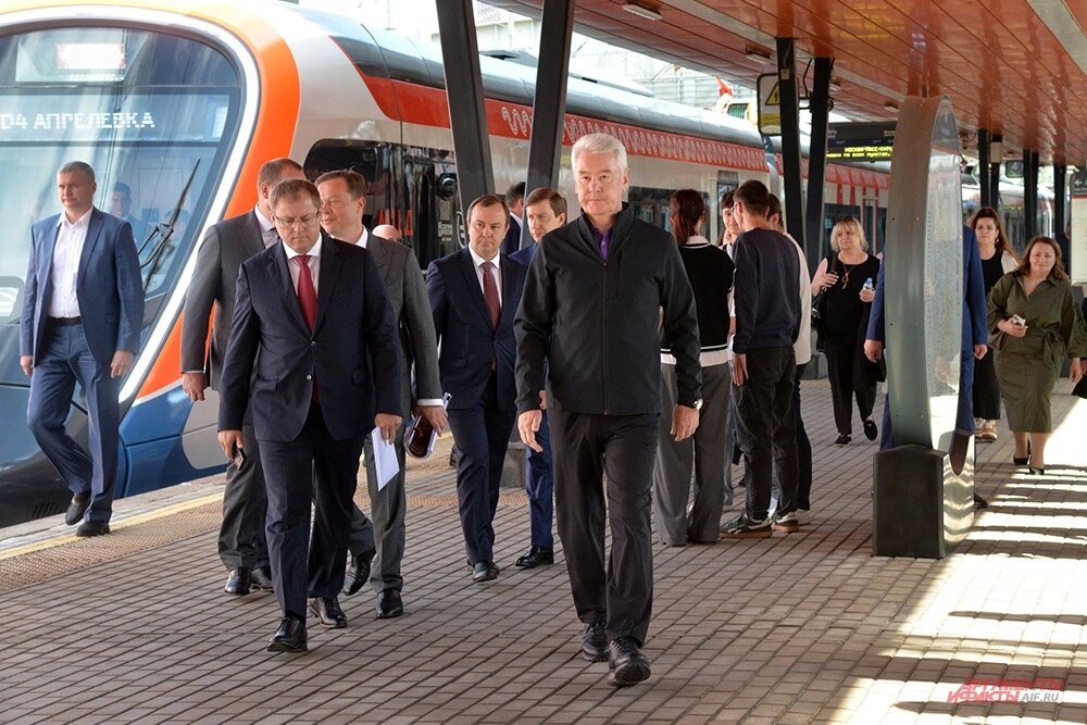    Сергей Собянин объявил о завершении обновления поездов Московских диаметров. Фото: АиФ/ Эдуард Кудрявицкий