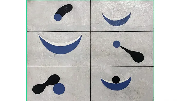 «Композиция» (1936) Поля Везле. Масло, проволока, холст. Частная коллекция.