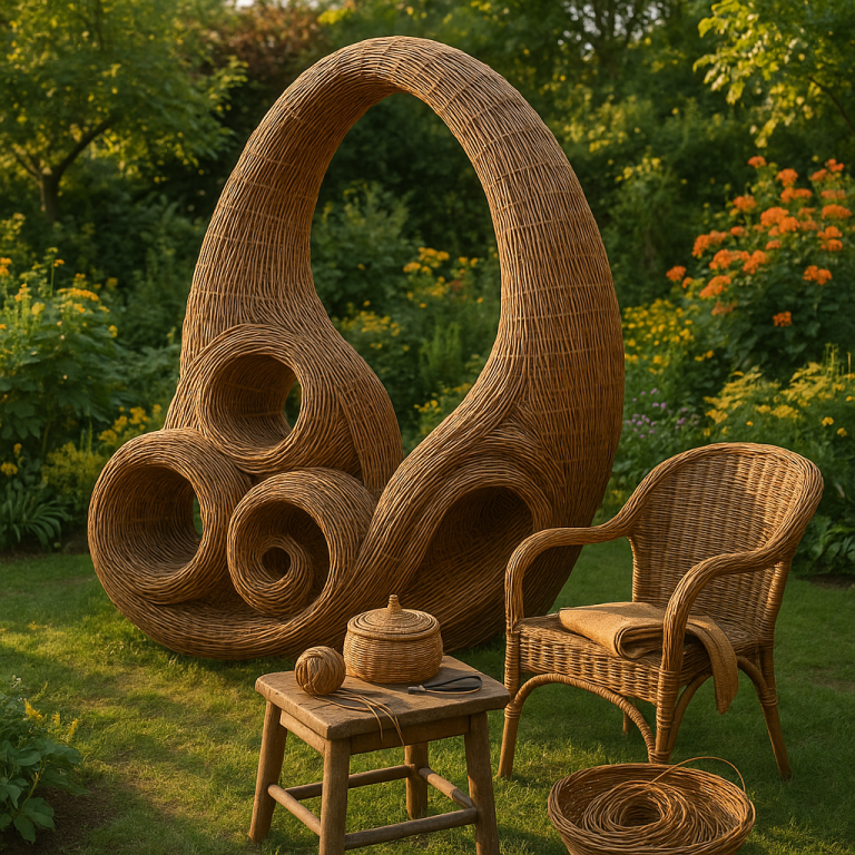    Создайте невероятную ротанговую арт-инсталляцию на даче своими руками: пошаговое руководство для вдохновения и уюта Loza