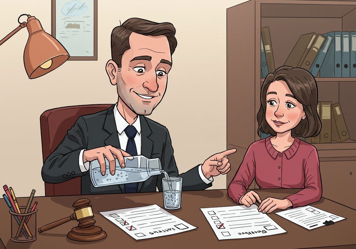 Юрист — друг семьи! Рисунок автора