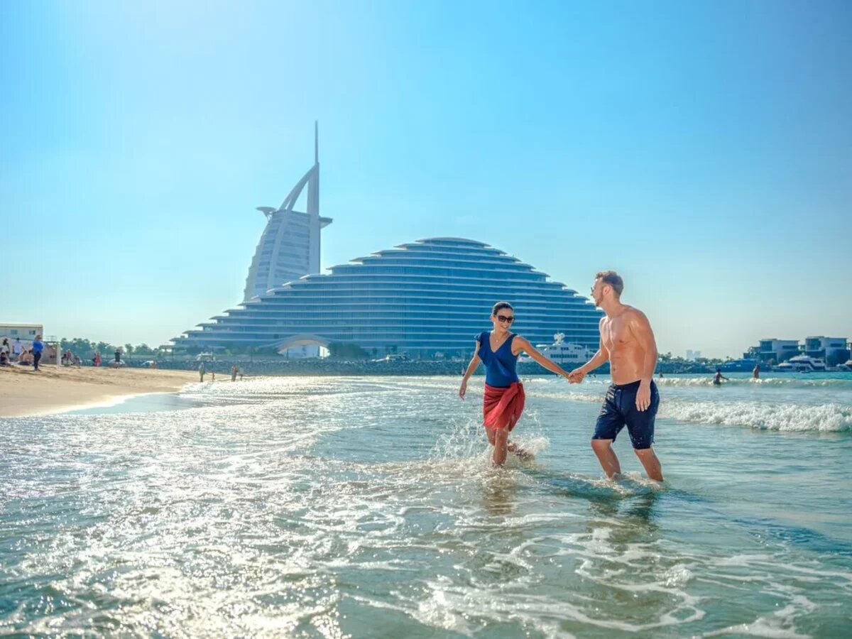    На пляже Kite Beach в Дубае. Фото: DET