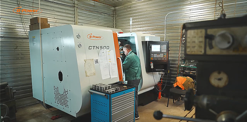 Токарный центр B-POWER CTN 500 — ключевое оборудование кейса