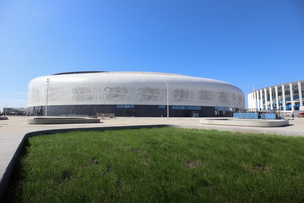    Готовность Ледового дворца на Стрелке в Нижнем Новгороде превысила 95%