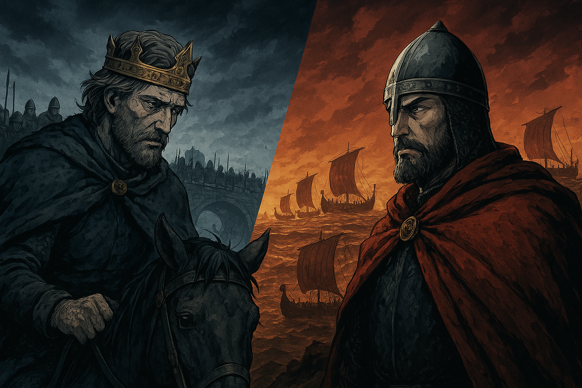 Два фронта (создано с помощью нейросети)