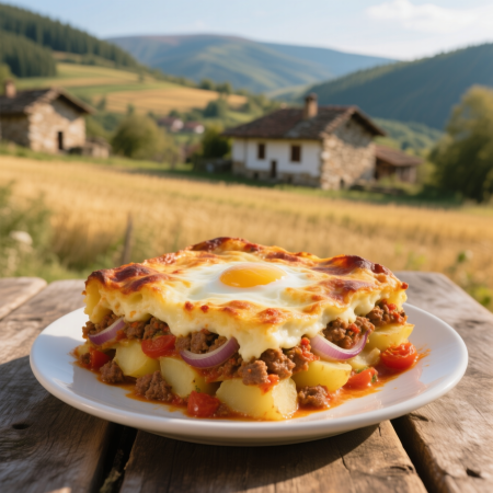 Мусака — картофельный рай с фаршем