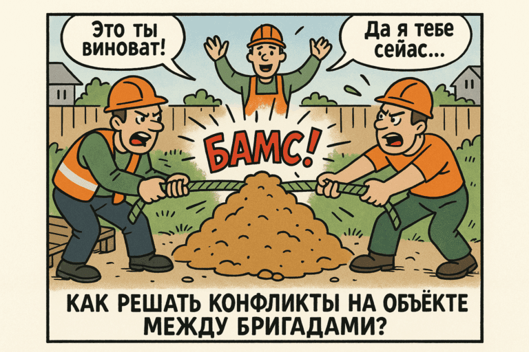    Коммуникация между бригадами - ключ к успешному решению конфликтов на строительном объекте. Artem Motomul