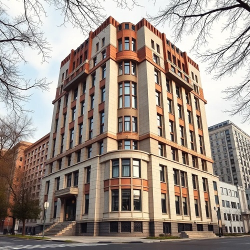 Здание в стиле конструктивизм