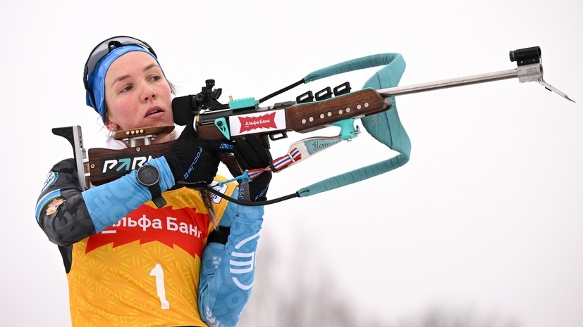     Российская биатлонистка Наталия Шевченко РИА Новости Алексей Филиппов