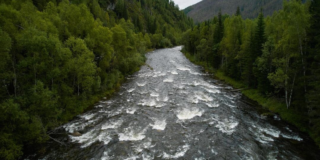 Река Она и дорога с Саянского перевала до Абазы, Хакасия