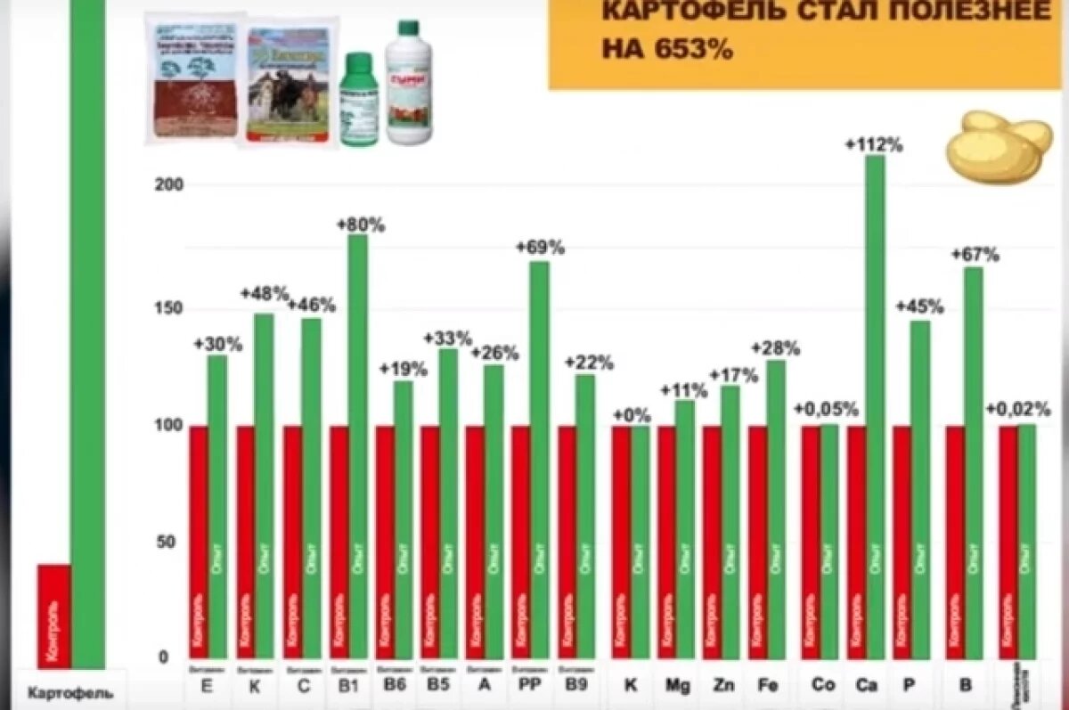    В Башкирии создали биотехнологию для овощей с полезностью +800%