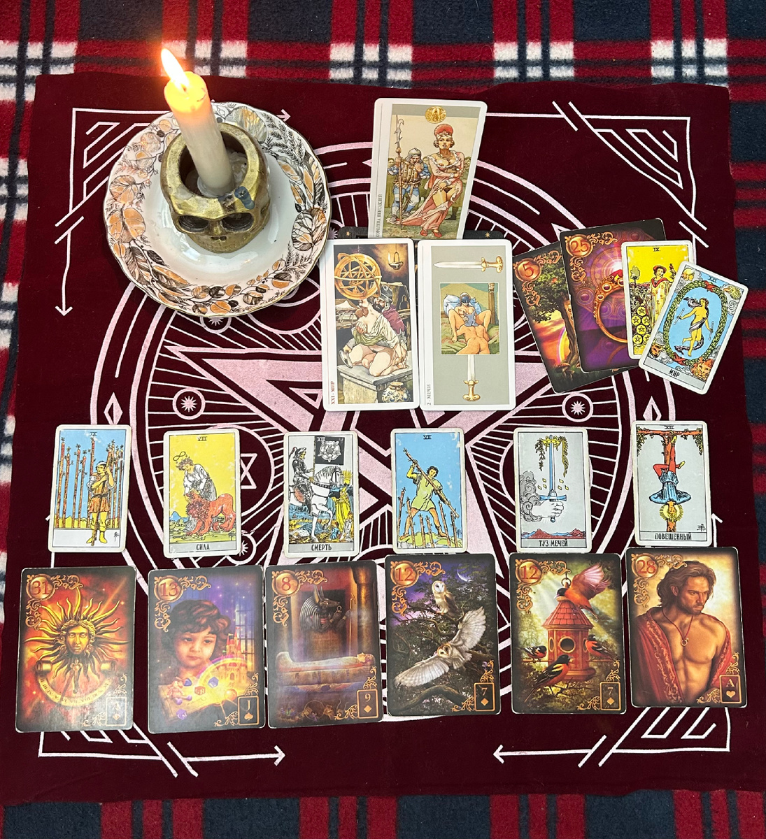 Расшифровка расклада.