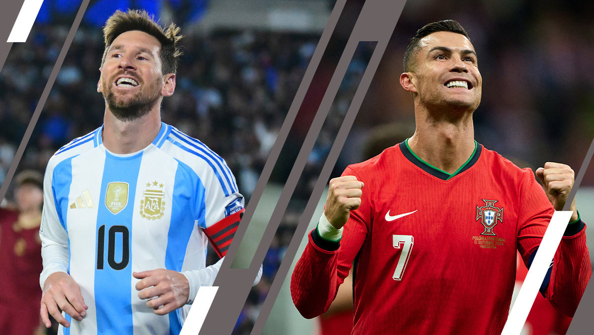    Лионель Месси и Криштиану Роналду. Getty Images