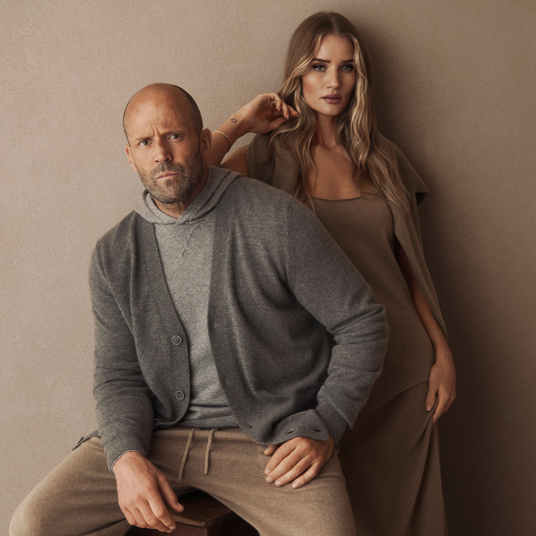    Роузи Хантингтон-Уайтли и Джейсон Стэйтем стали лицами кампании бренда Falconeri (фото 1)