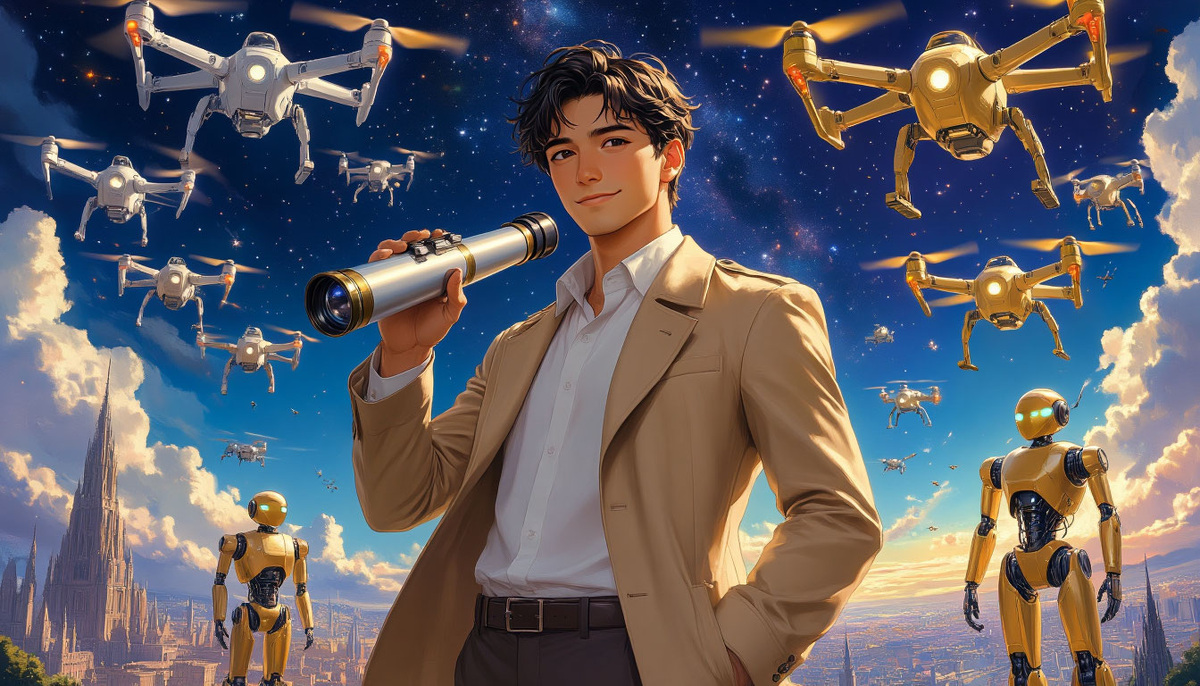 Глаз да глаз за этими роботами. Сгенерировал Алисой.