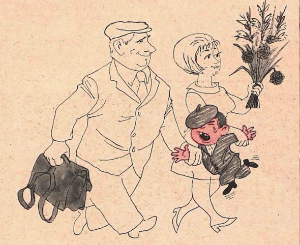 Художник Е.Гуров журнал"Крокодил" №25 1968