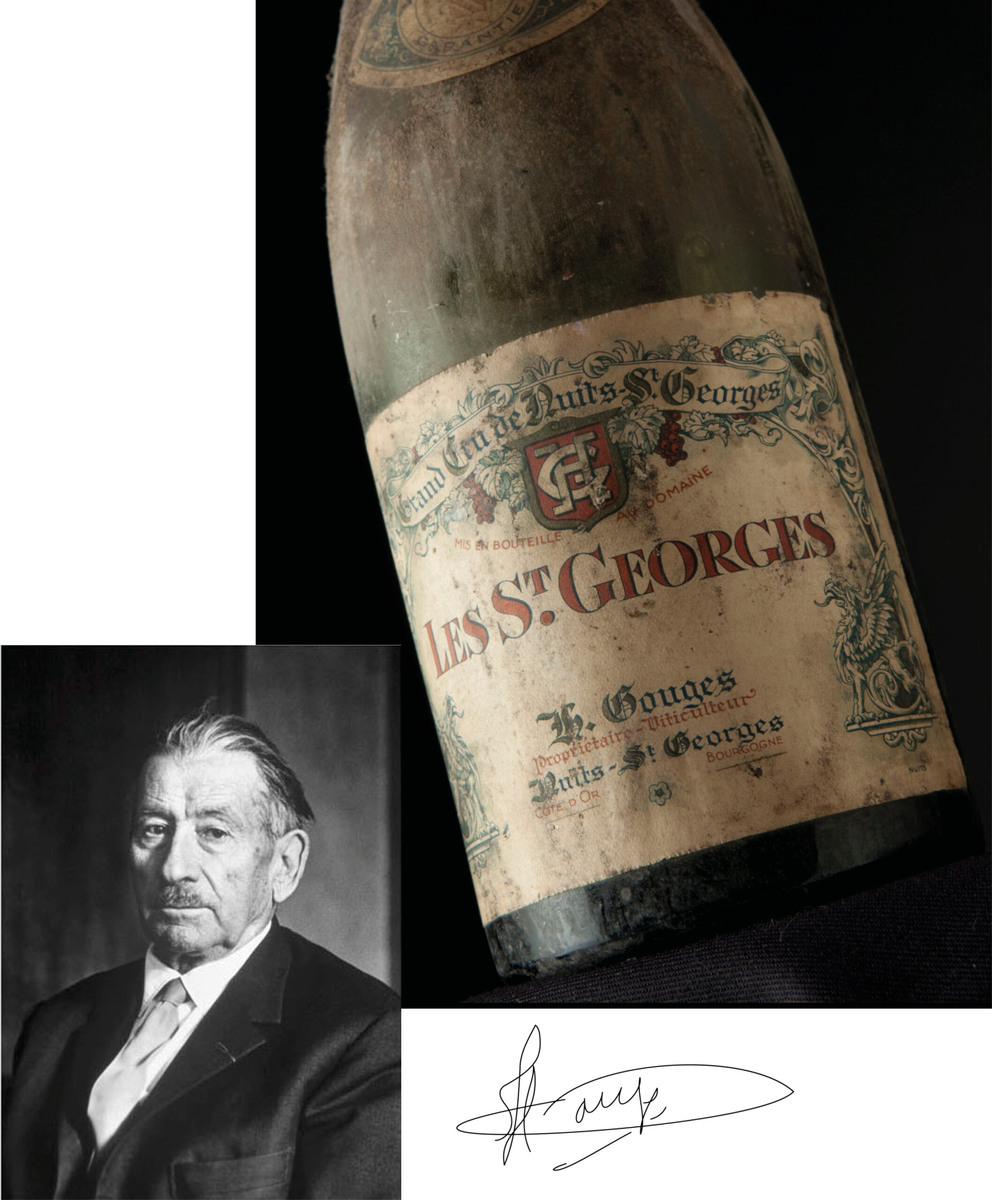 Анри Гуж и одно из его первых вин