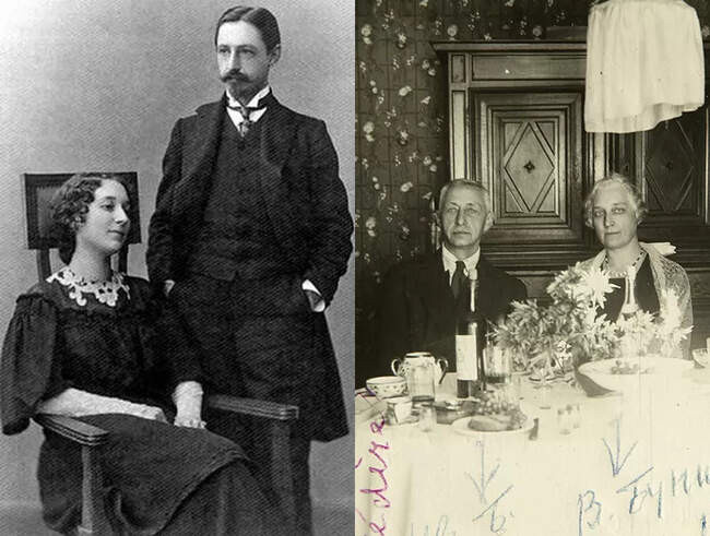 Бунин с женой Верой 