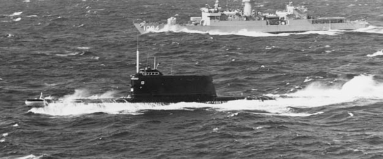 Подводная лодка Б-183 в районе Копенгагена