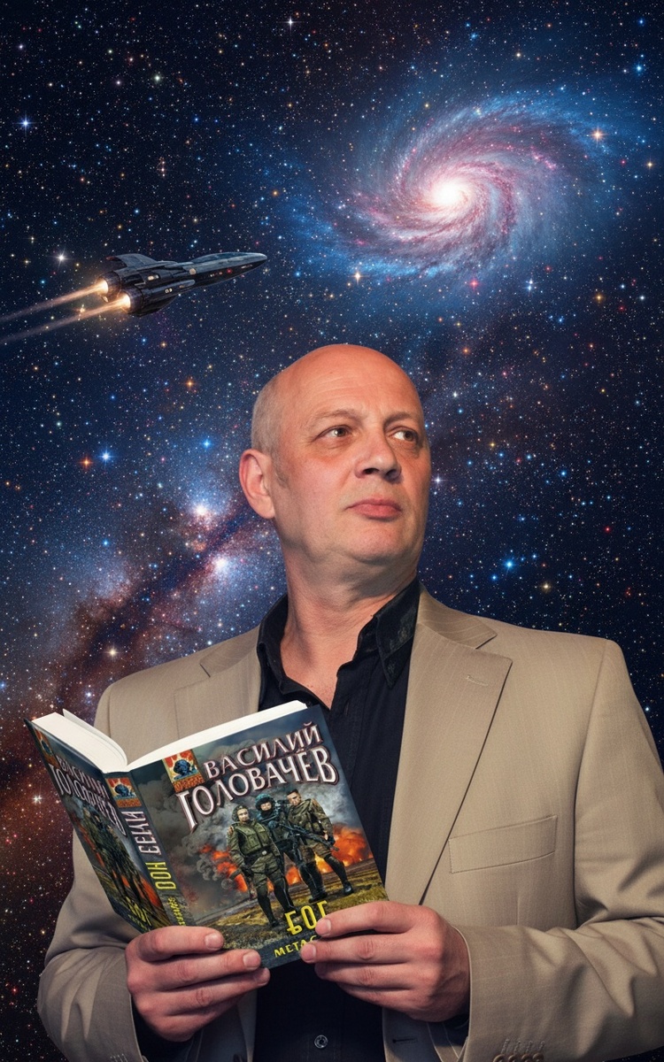 Фото писателя-фантаста Василия Головачева