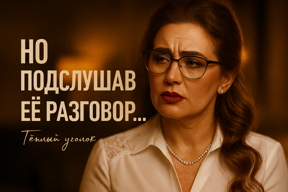 Вячеслав нехотя шёл домой, ведь дома его ждала умирающая жена. Но подслушав её разговор...