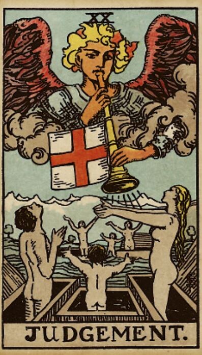 20 аркан Таро Уэйта