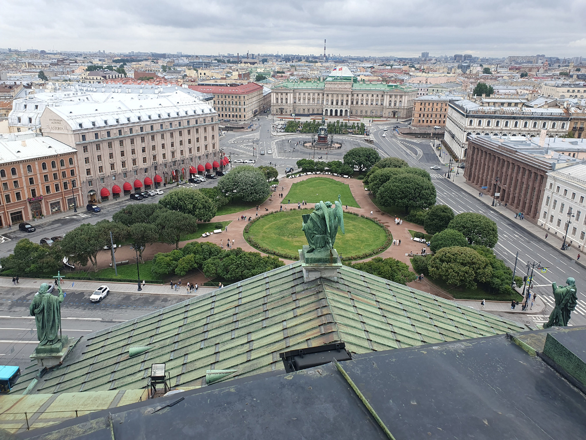 Вид с Исаакиевского собора