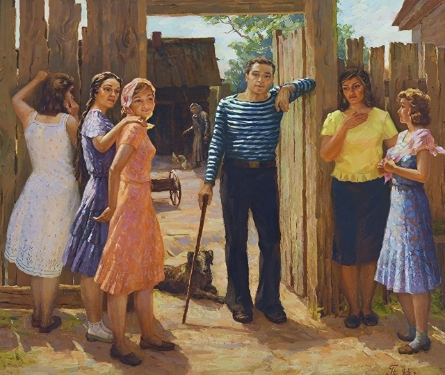 Работы советских художников. Часть 117