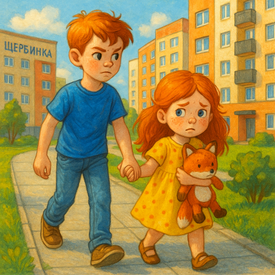 По дороге в школу (иллюстрации предоставлены Никитой Гордеевым)