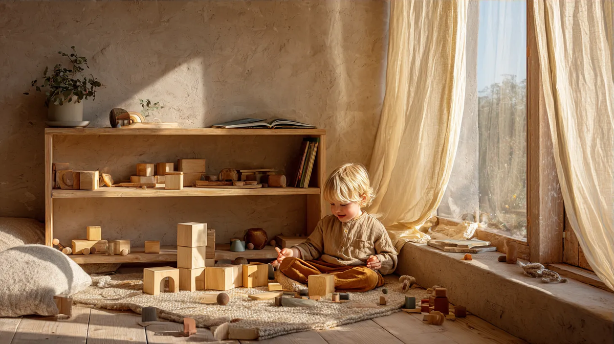 Хранение игрушек как элемент декора.