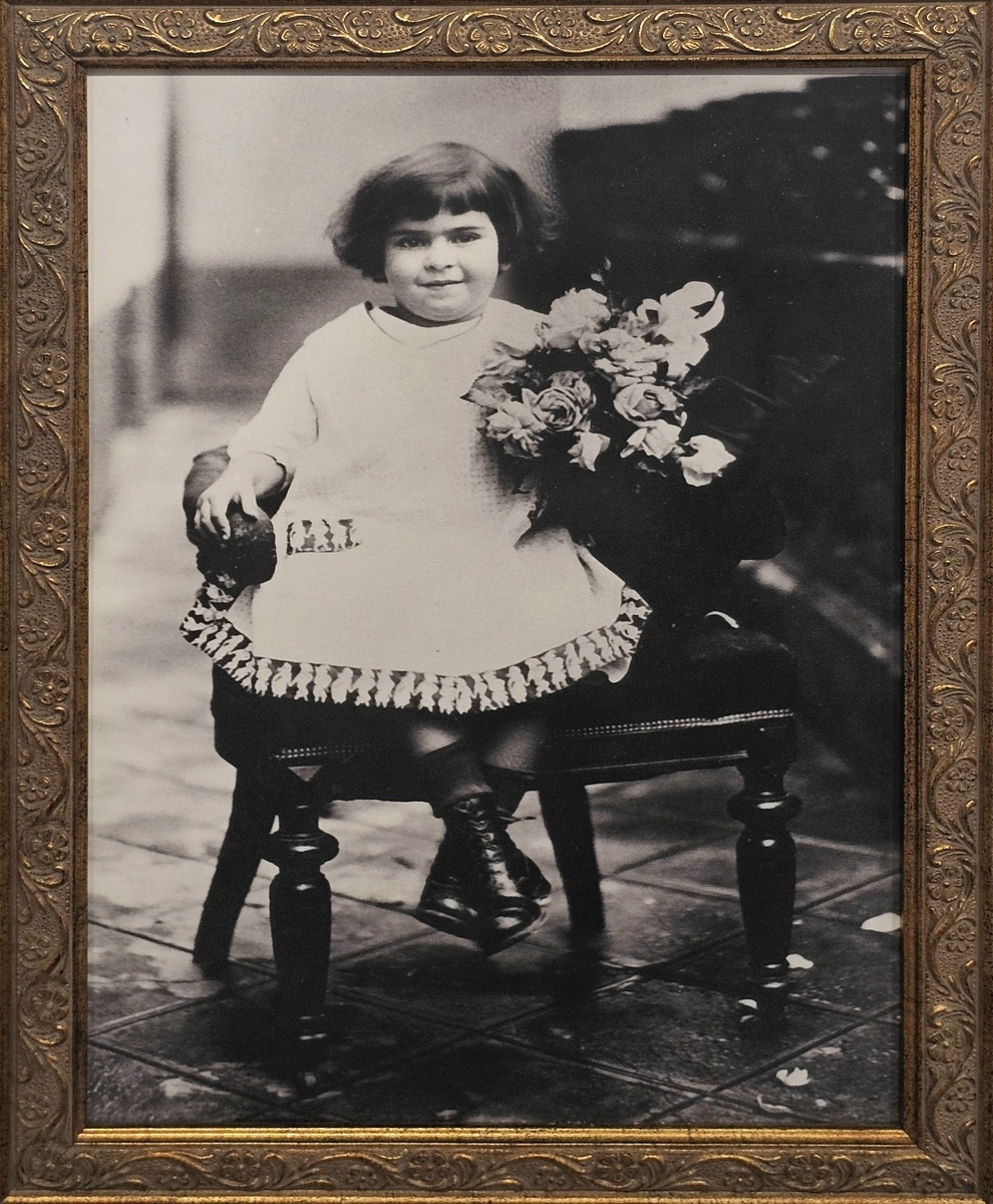 Фрида Кало в возрасте 4 лет, 1911 г. Автор: Гильермо Кало. Музей Фриды Кало, Мехико. Музей Диего Ривера и Фрида Кало, Мехико