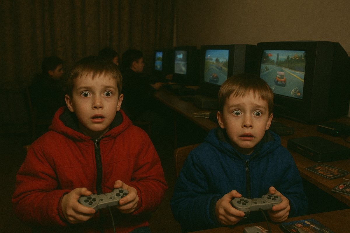 Нейро дети испугались жуткой игры на PS1