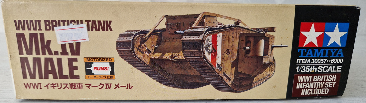 WWI British Tank Mk. IV Male Tamiya (коробка с моделью) 