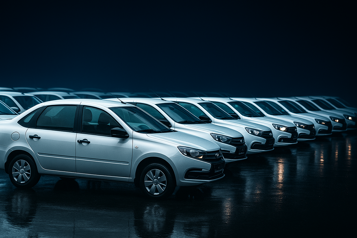 Тем временем тысячи нераспроданных "изделий" АвтоВАЗа гниют на стоянках 