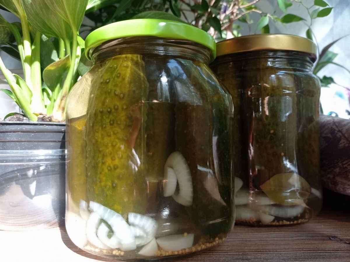 Огурчики по польски.