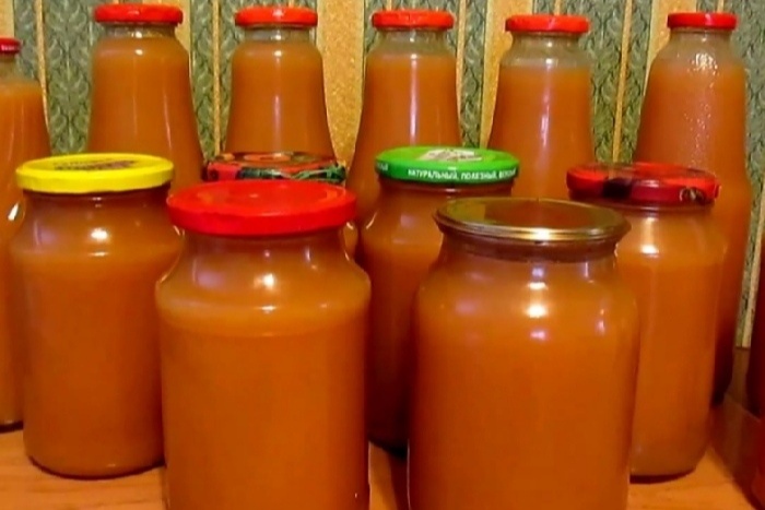 Домашний сок из яблок