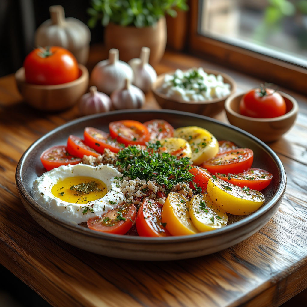 Средиземноморская диета. Иллюстрация автора