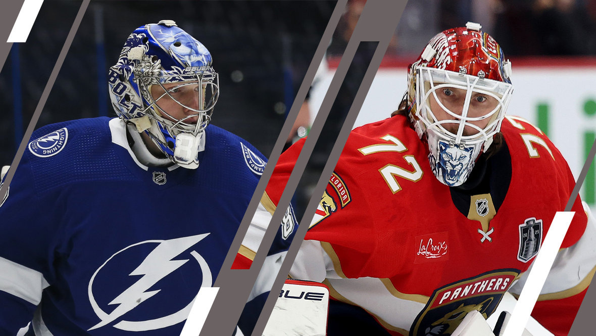    Андрей Василевский и Сергей Бобровский. Getty Images