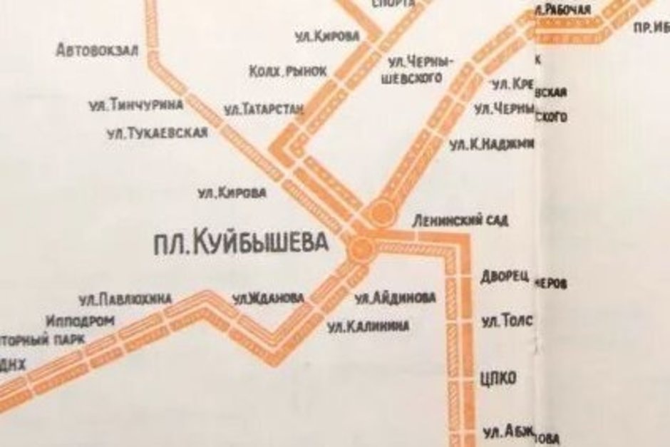    Карта троллейбусных маршрутов. Реальное время / realnoevremya.ru