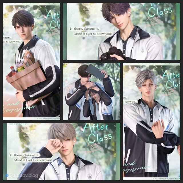    Ксавьер, Калеб, Зейн, Рафаэль и Сайлас в новых костюмах