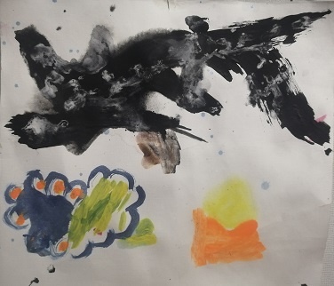 Дракон. Рисунок моего внука 3-х лет