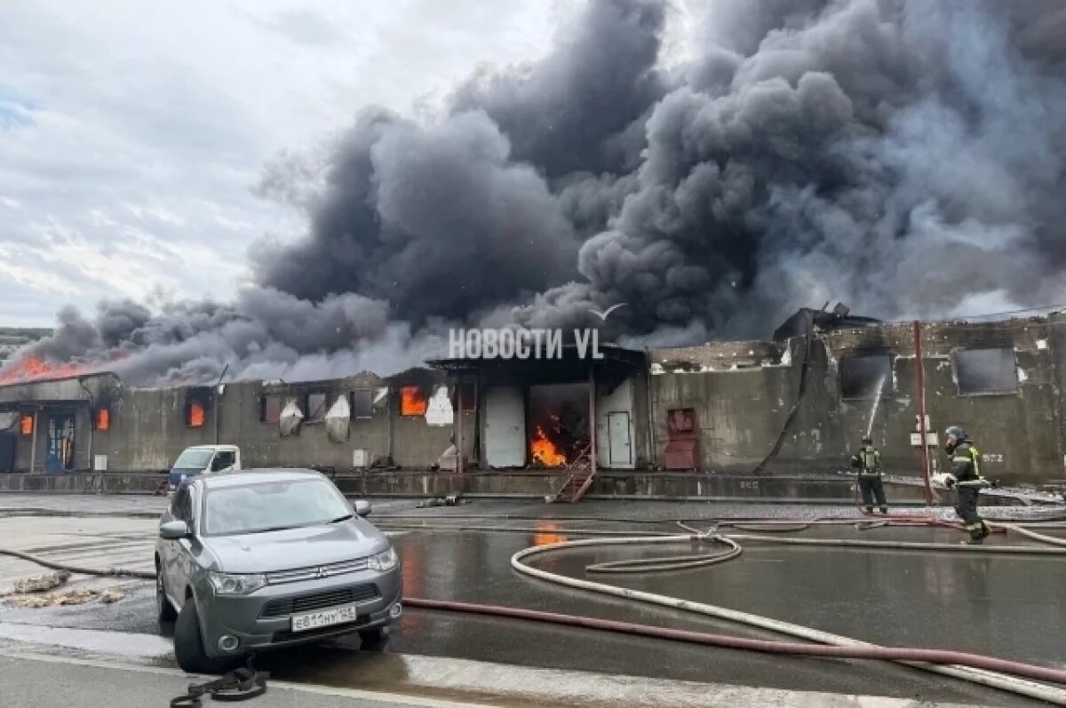    Пресс-служба СМП Владивостока рассказала о пострадавших в пожаре на складах