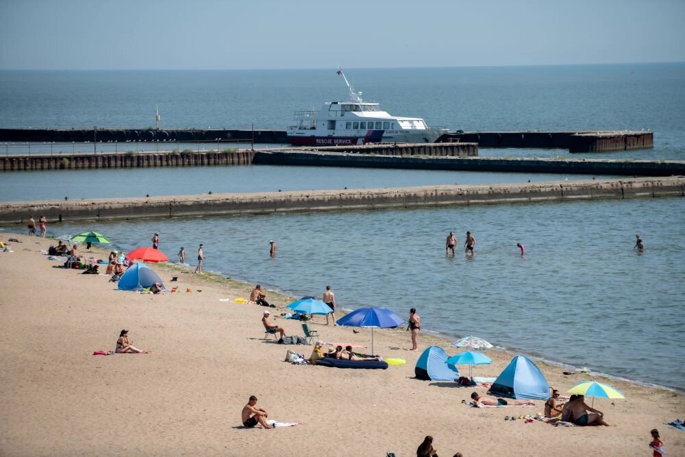    Пляж в Мариуполе. Фото: АиФ/ Юлия Федотова